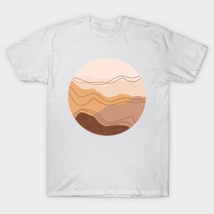 Abstract Sunset Painting 3.8 T-Shirt